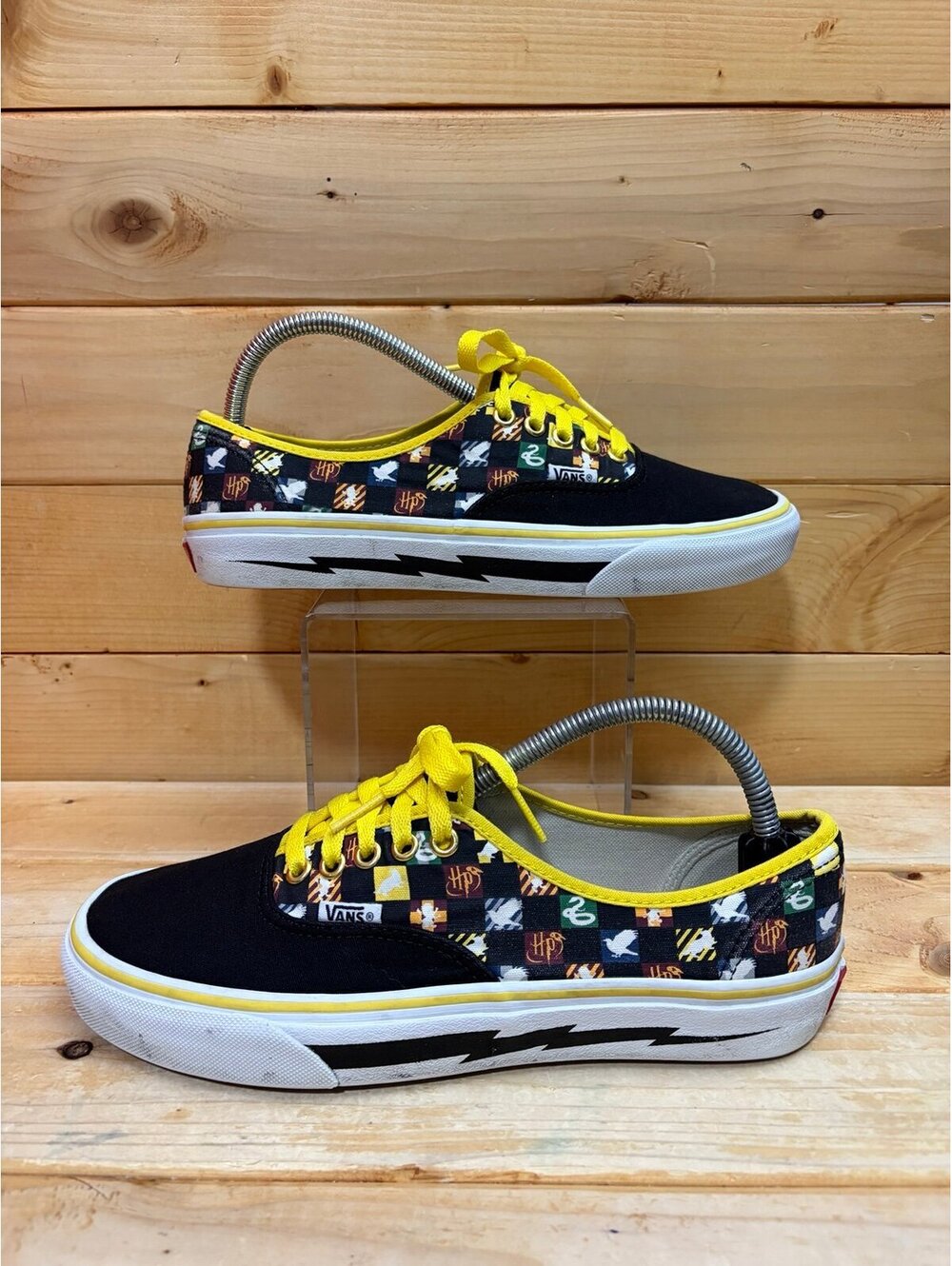 Harry Potter Checkerboard House Decal classic vans shoes Men’s 8.5 Women 10